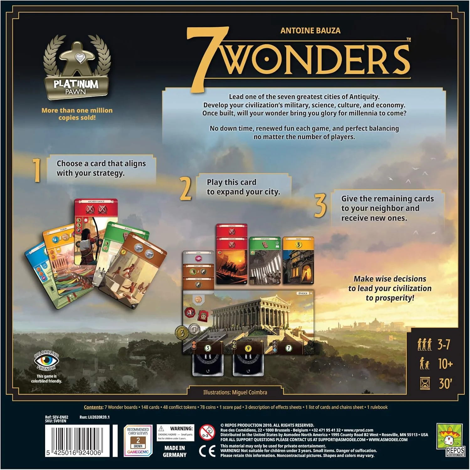 7 Wonders 2nd Edition Board Game - Image 3