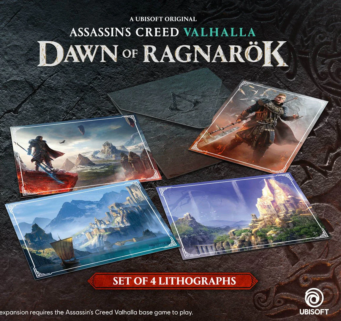 Assassin's Creed Valhalla: Dawn Of Ragnarok Art Card Set