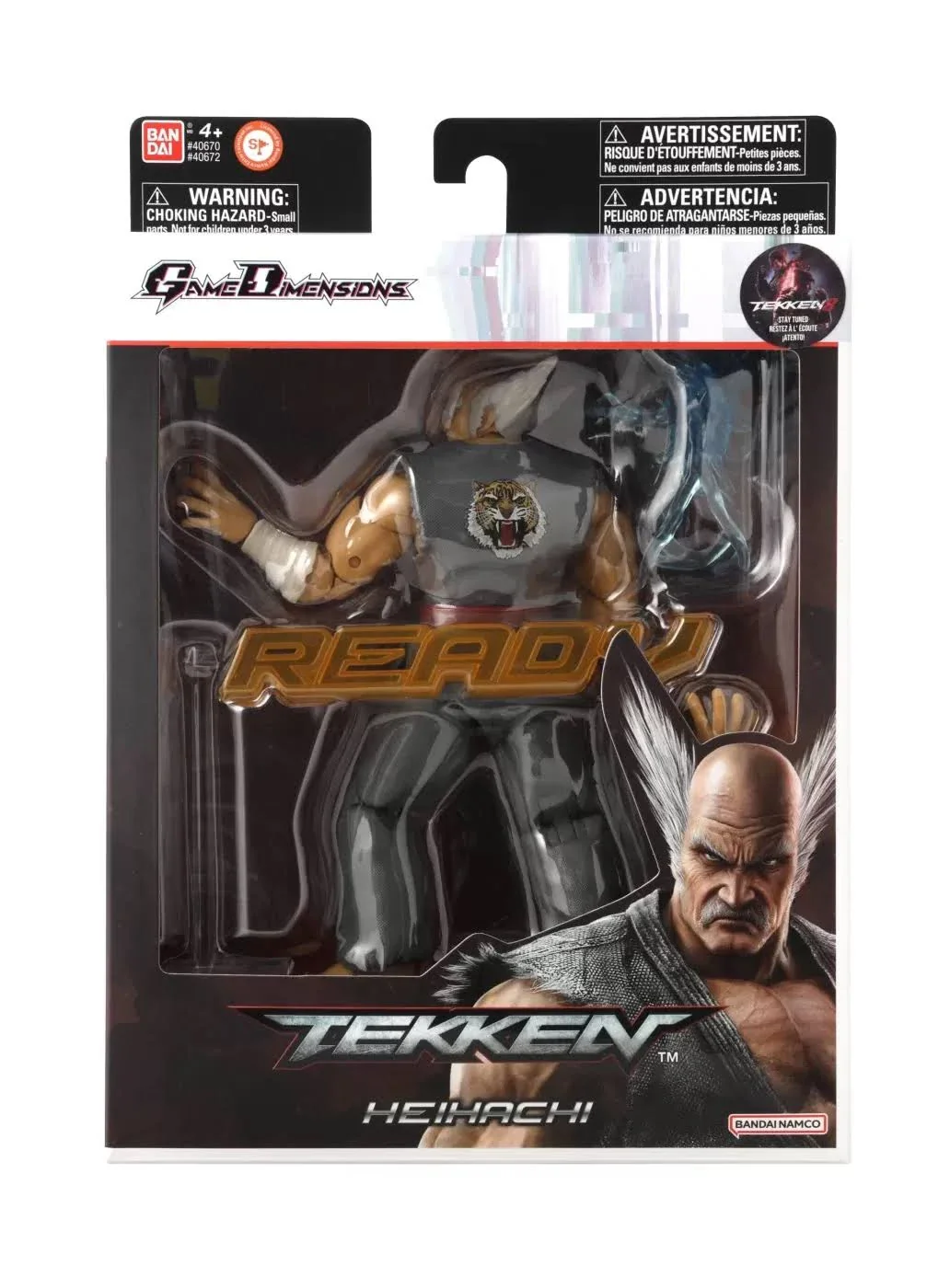 BANDAI Game Dimensions Tekken Heihachi Mishima Action Figure - Image 2