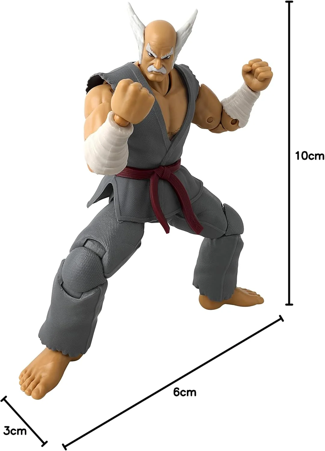 BANDAI Game Dimensions Tekken Heihachi Mishima Action Figure - Image 3