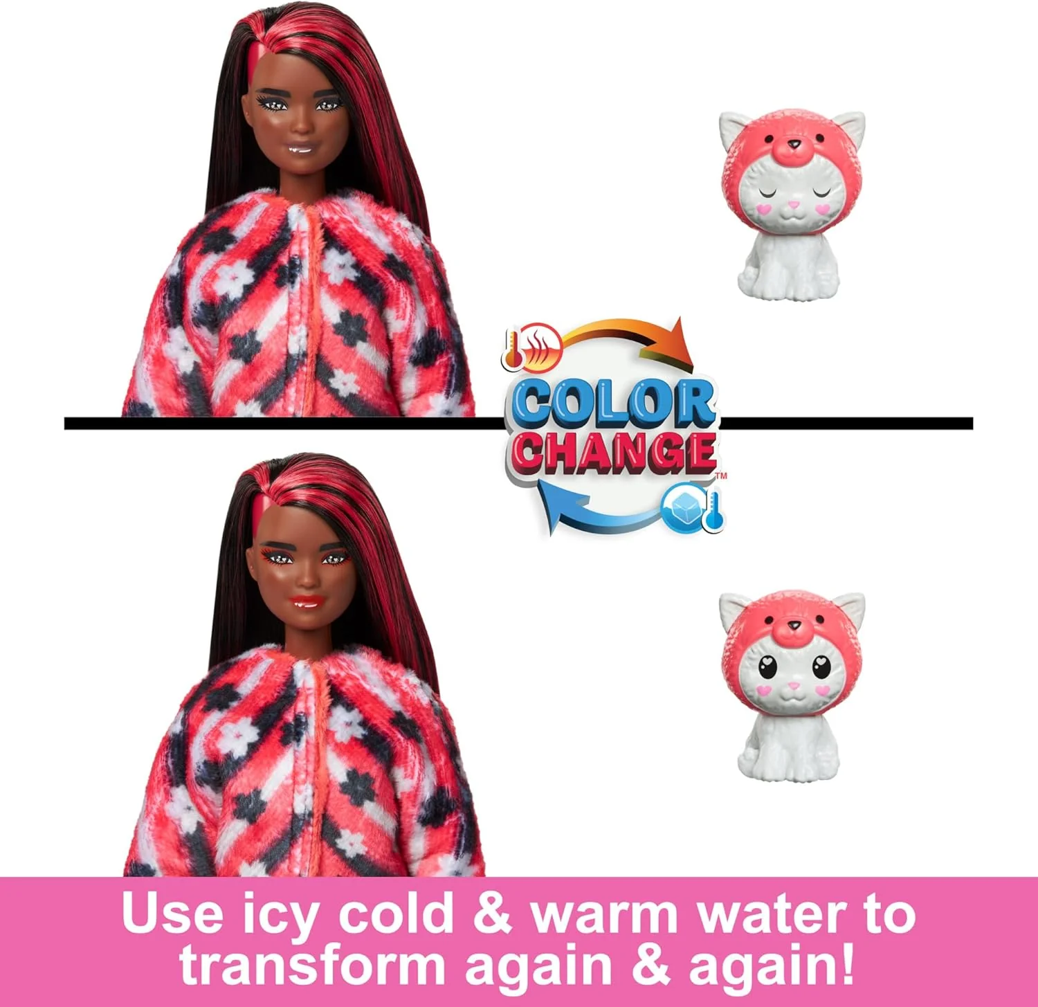 Barbie Cutie Reveal: Kitty As Red Panda Doll & Costume Set - Image 3
