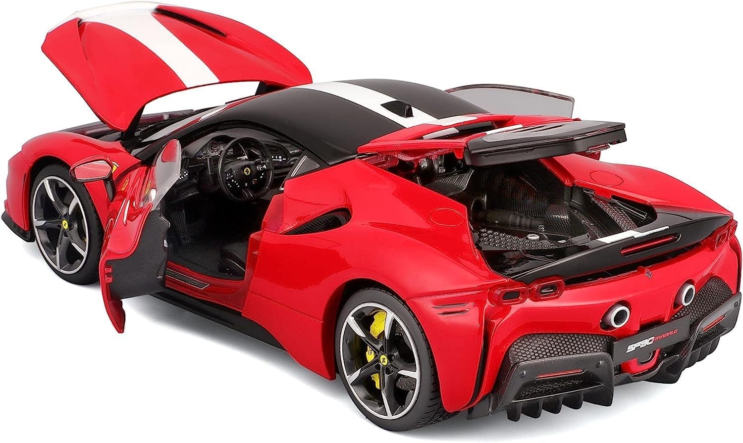 Bburago Ferrari Signature SF90 STRADALE Super Car - 1:18 Scale - Image 4