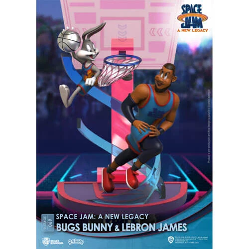 Beast Kingdom - Space Jam: A New Legacy Bugs Bunny & Lebron James Figure - Image 2