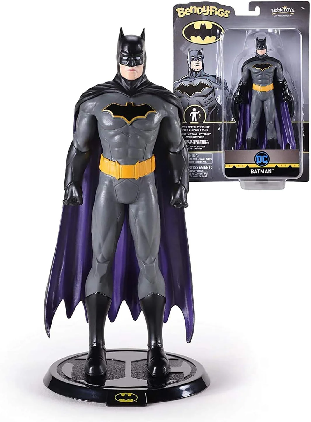BendyFigs: DC: Batman 7.5 Inch Poseable Figure with stand - Image 2