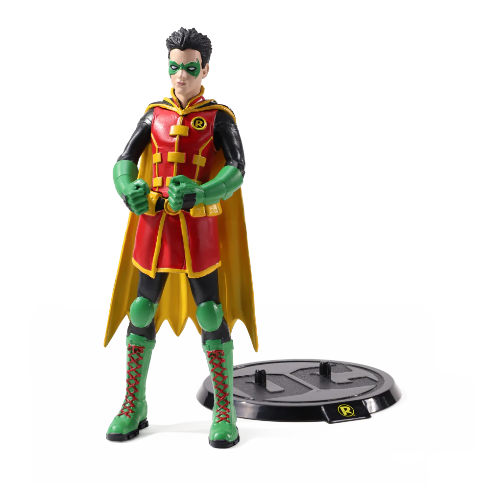 BendyFigs: DC: Robin 7.5 Inch Poseable Figure with stand - Image 2