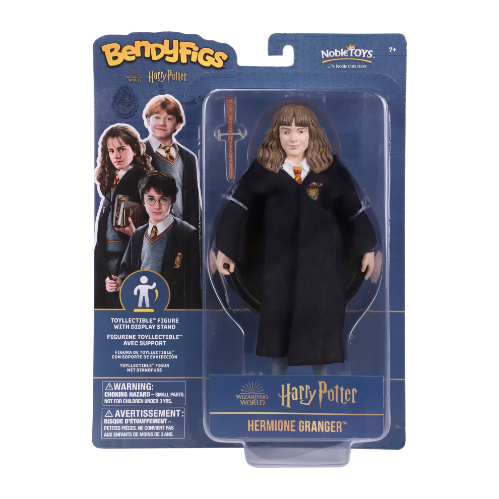 BendyFigs: Hermione Granger 7.5 Inch Poseable Figure with stand - Image 2