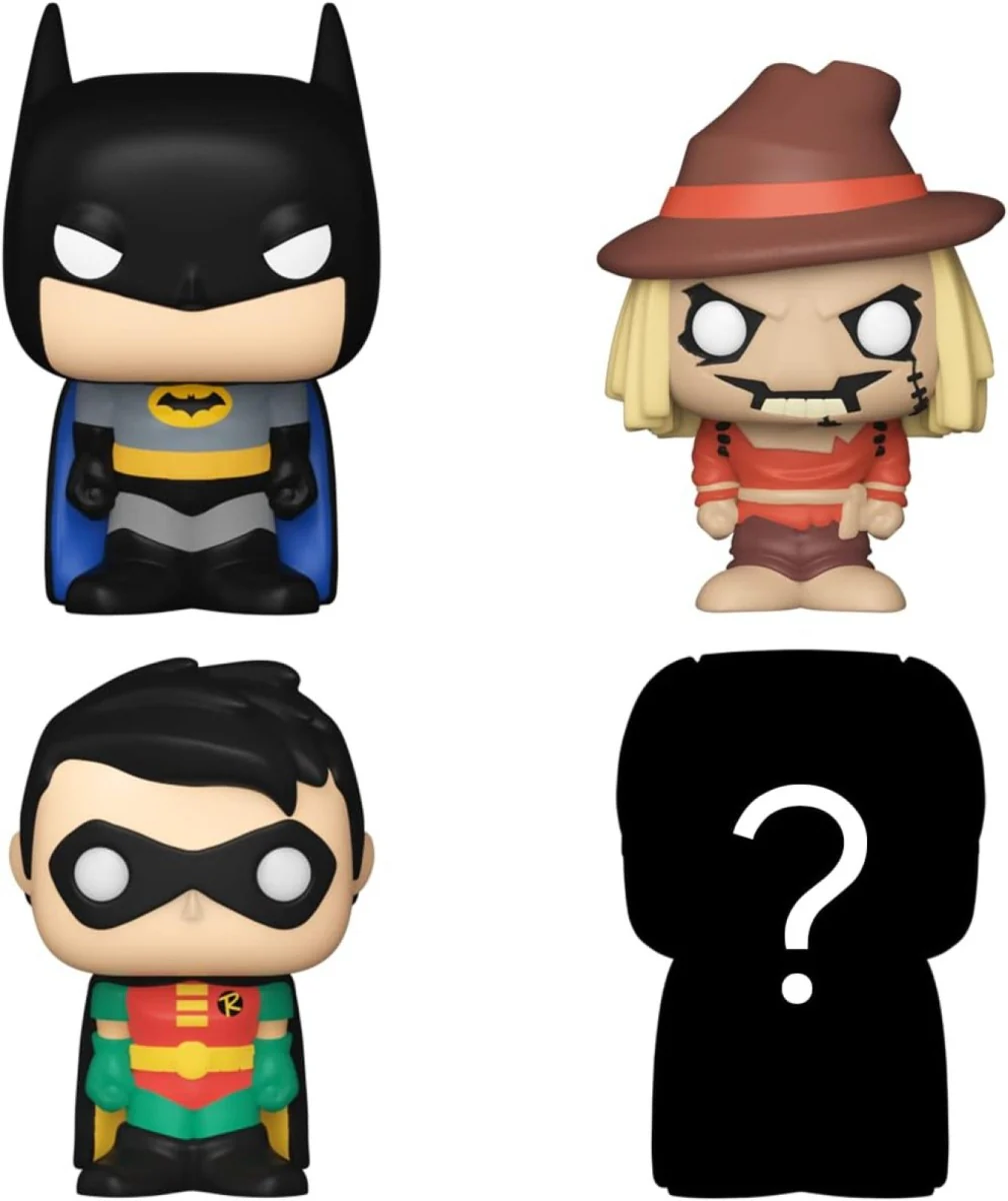 Bitty Pop! DC: Batman Heroes 4-pack Mini Vinyl Figure with Mystery - Image 2