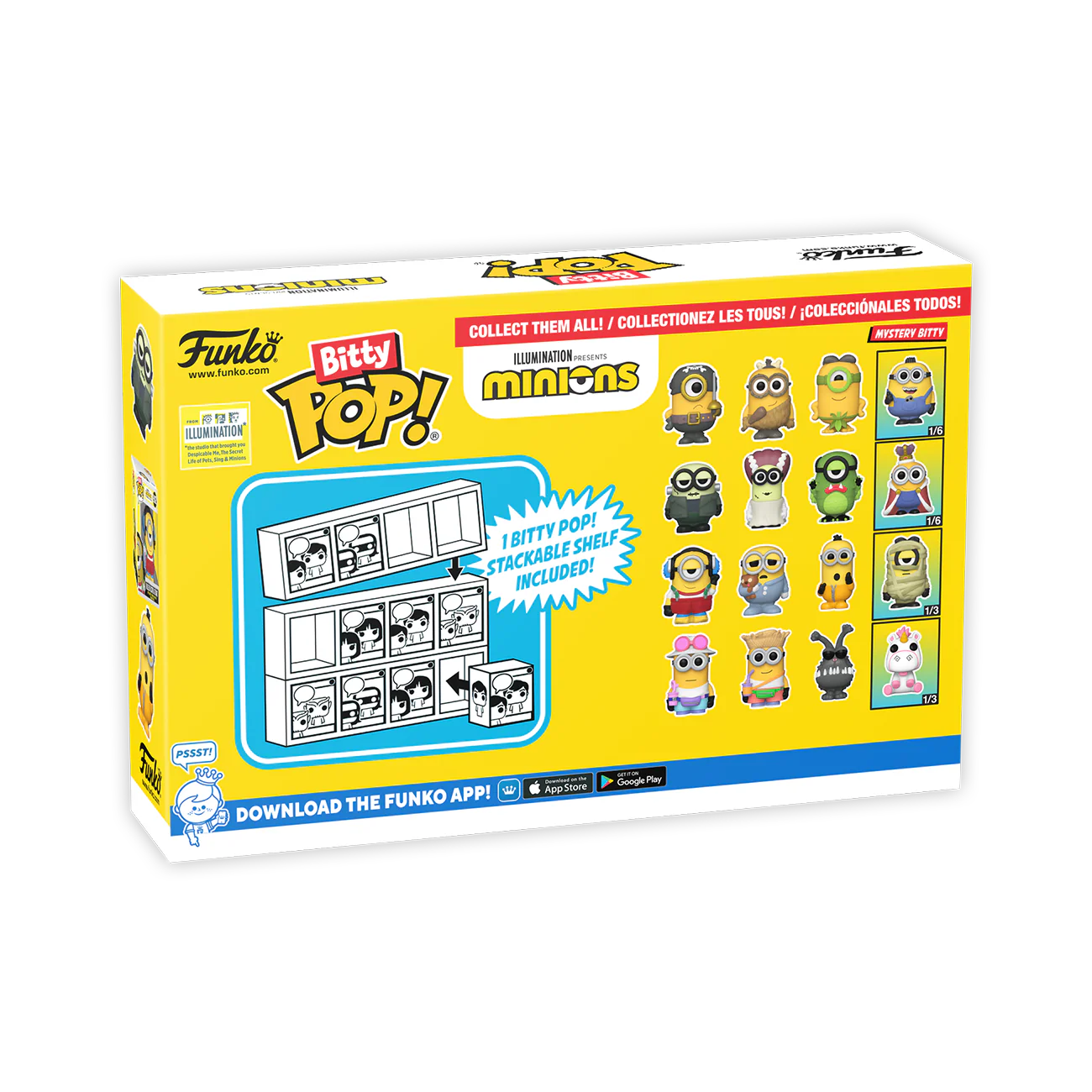 Bitty Pop! Minions: Bride Kevin 4-Pack Mini Vinyl Figure with Mystery - Image 2