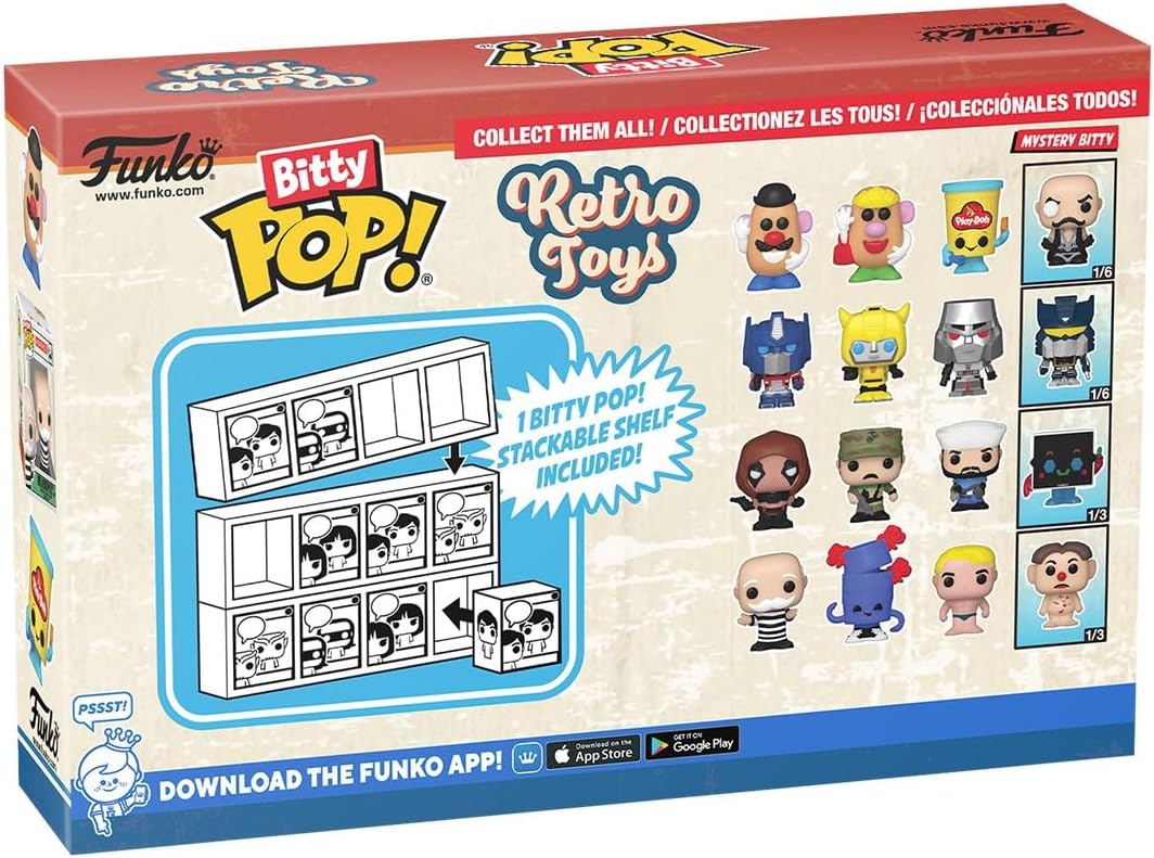 Bitty Pop! Retro Toys: G.I. JOE 4-Pack Mini Vinyl Figure with Mystery - Image 2