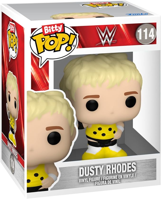 Bitty Pop! WWE: Dusty Rhodes 4-Pack Mini Vinyl Figure with Mystery - Image 3