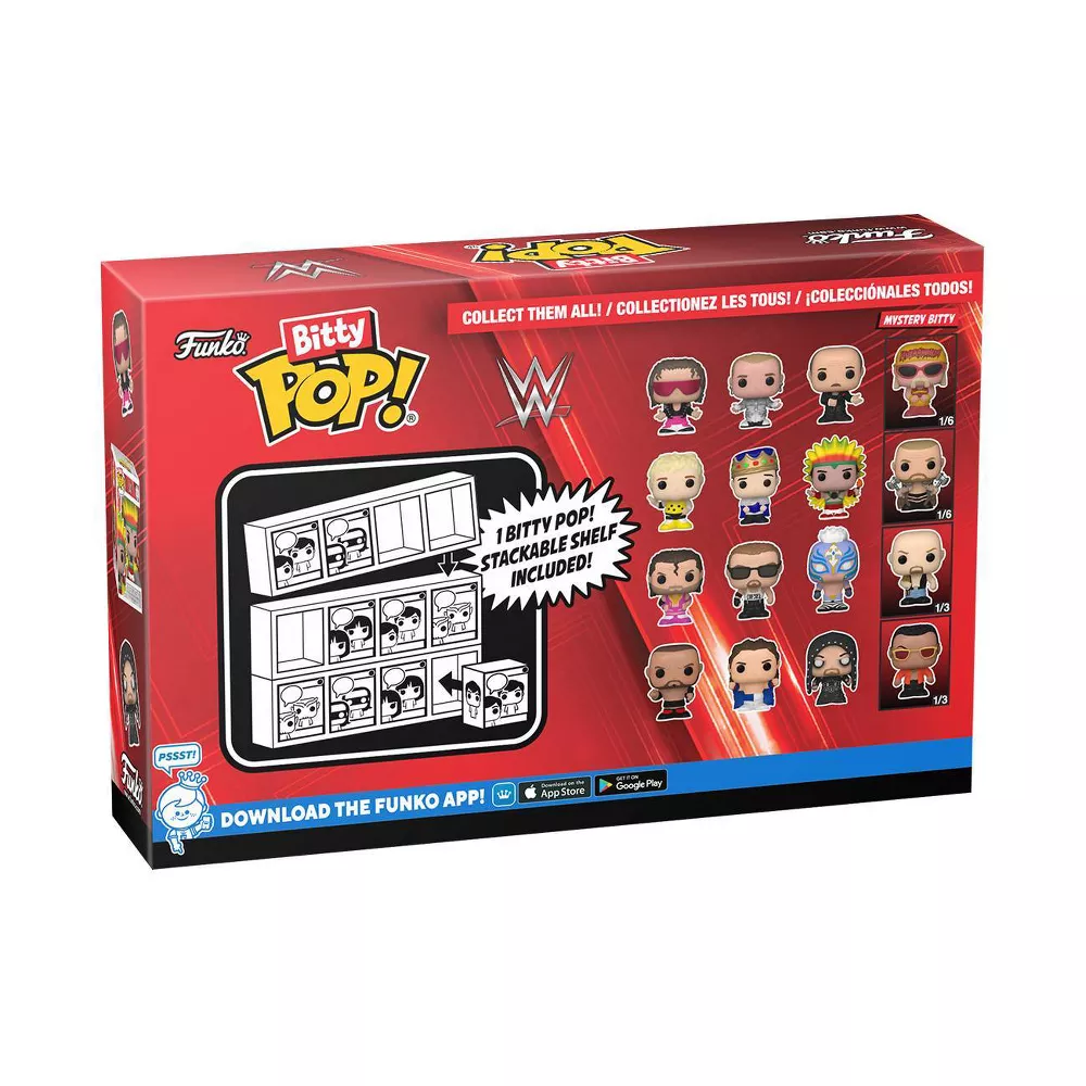 Bitty Pop! WWE: Razor Ramon 4-Pack Mini Vinyl Figure with Mystery - Image 2
