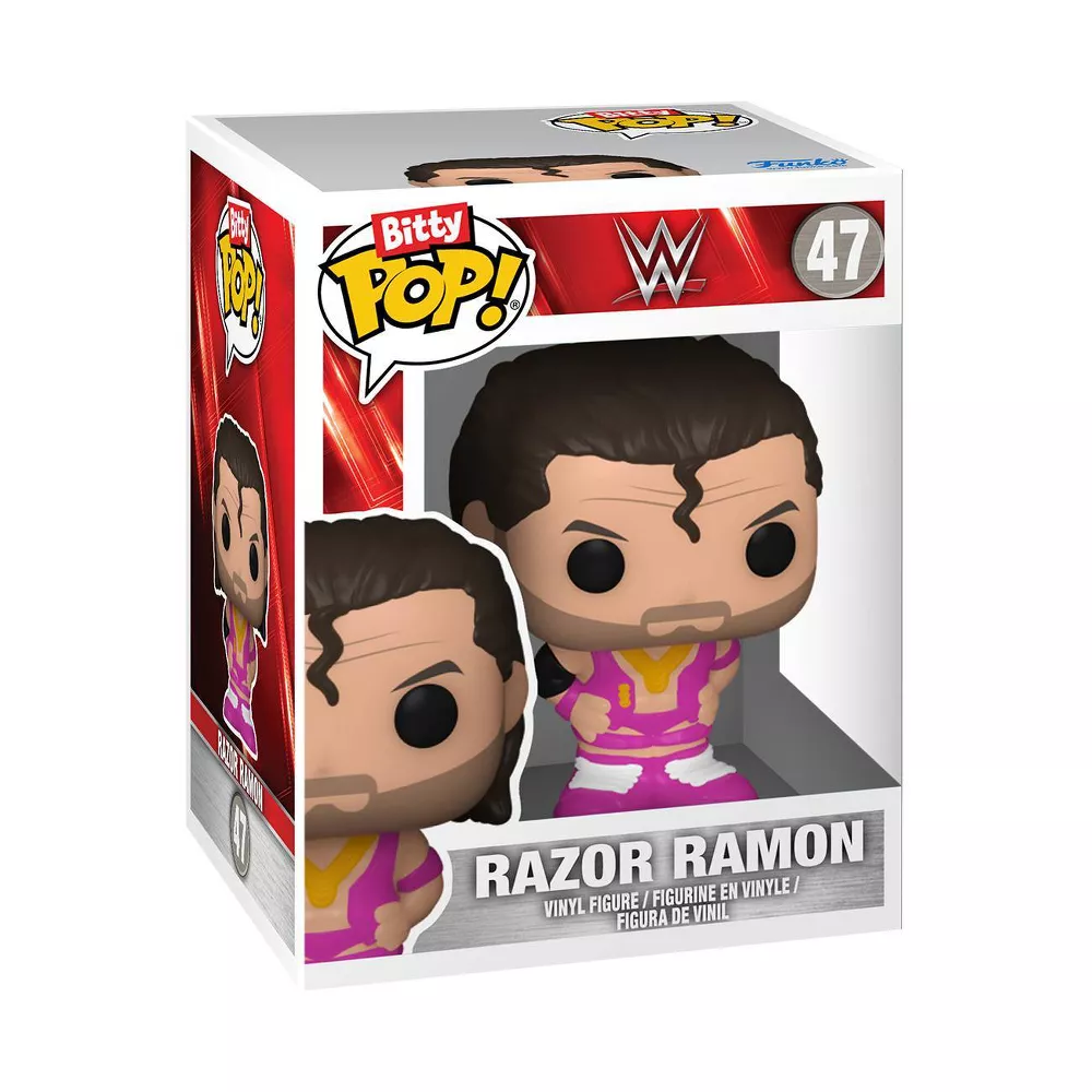 Bitty Pop! WWE: Razor Ramon 4-Pack Mini Vinyl Figure with Mystery - Image 3