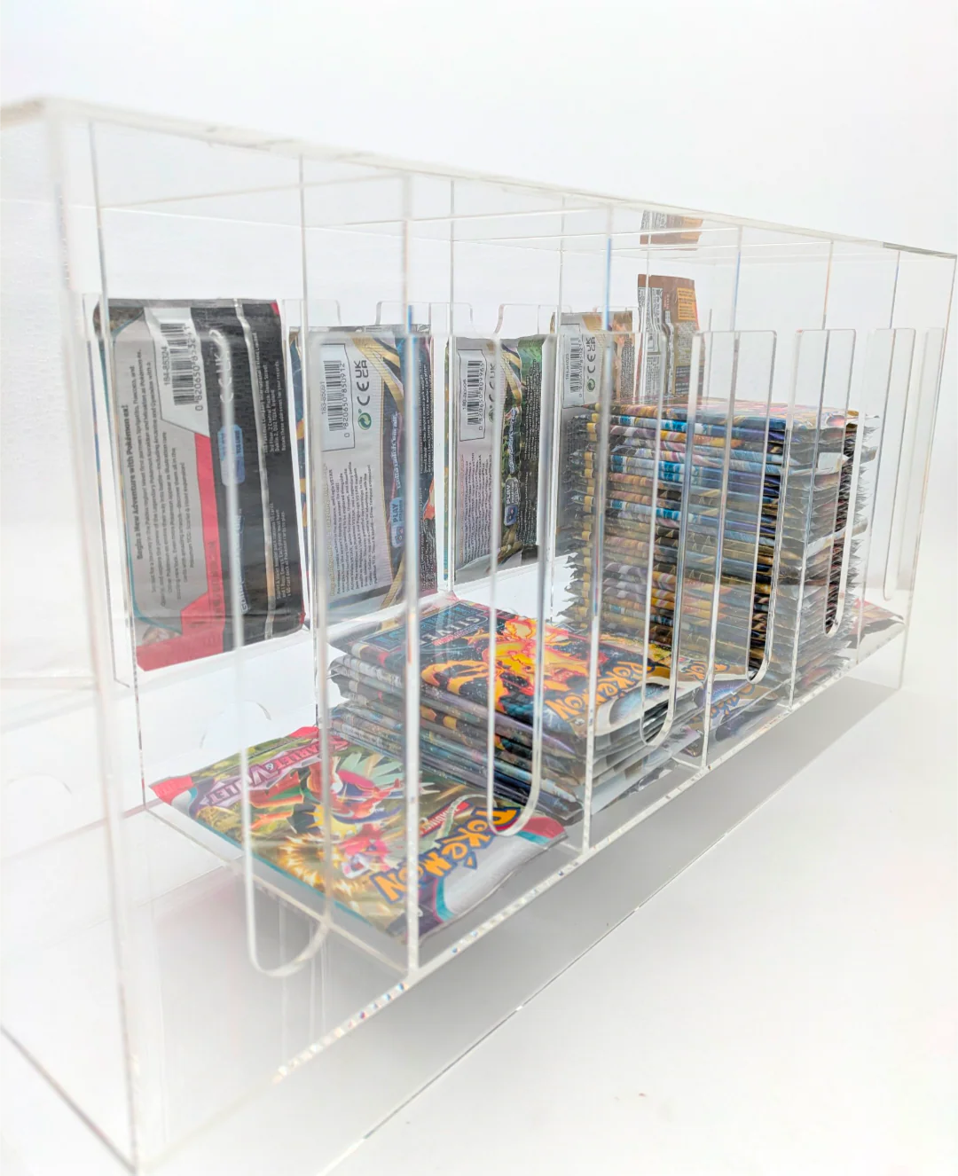 Clear Acrylic 6-Slot Booster Pack Dispenser - For Trading Cards - Image 4