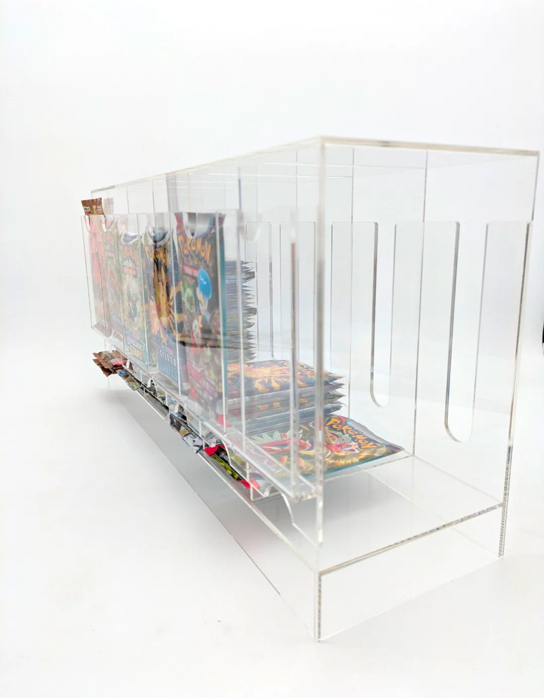 Clear Acrylic 6-Slot Booster Pack Dispenser - For Trading Cards - Image 5