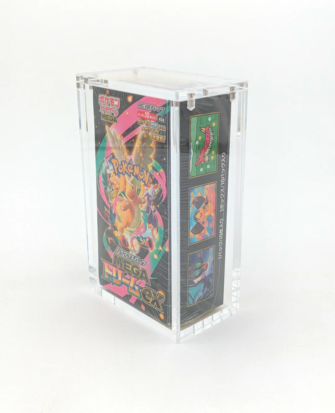 Clear Acrylic Japanese Booster Box Display Case - High Class - Magnetic Lid - Image 4