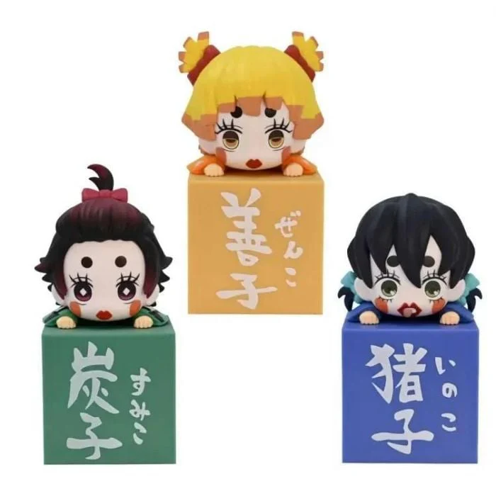 Demon Slayer: Kimetsu No Yaiba - Sumiko, Zenko, & Inoko Hikkake 4" Figure (Set of 3)