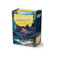 Dragon Shield - Matte Standard Size Sleeves 100pk - Black - Image 3