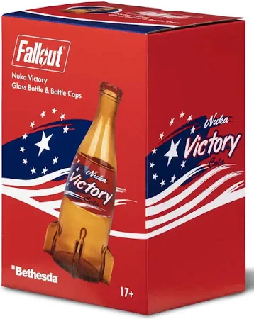 Fallout: Nuka Victory Collectible Glass Bottle & Cap - Image 2