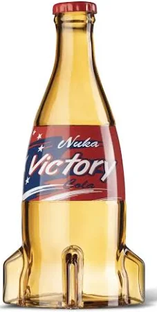 Fallout: Nuka Victory Collectible Glass Bottle & Cap - Image 3
