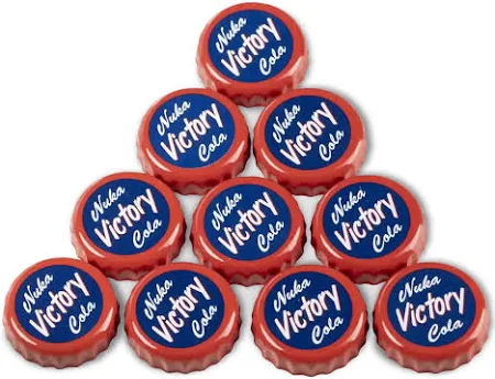 Fallout: Nuka Victory Collectible Glass Bottle & Cap - Image 4