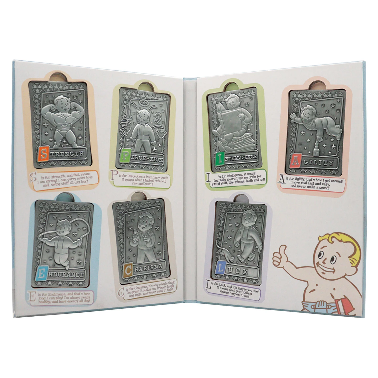 Fallout – S.P.E.C.I.A.L. Perk Card Ingot Collector’s Album - Image 2