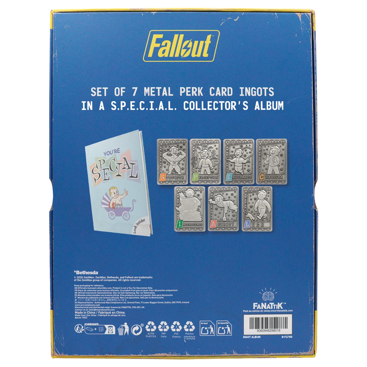Fallout – S.P.E.C.I.A.L. Perk Card Ingot Collector’s Album - Image 5