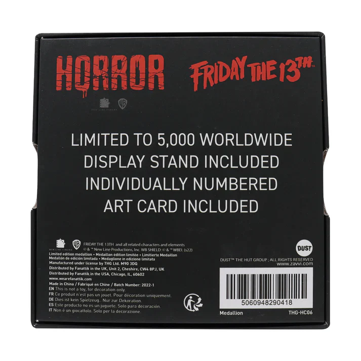 Friday the 13th Limited Edition Medallion - Image 3