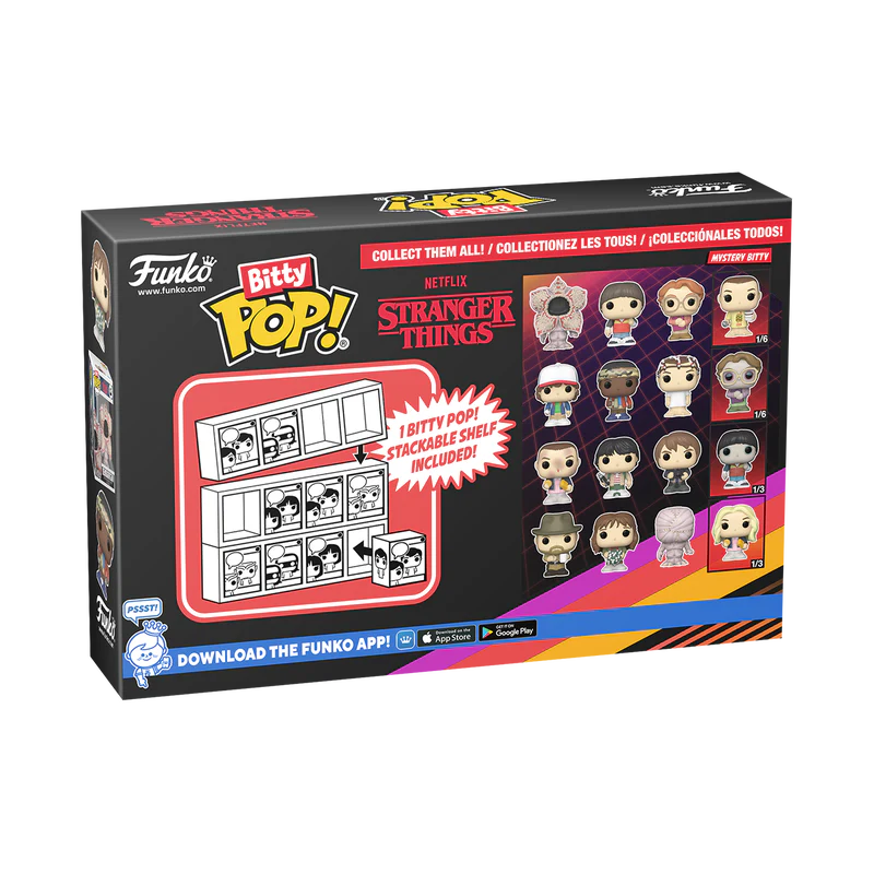Funko Bitty POP! 4-Pack: Stranger Things - Demogorgon, Will, Barb, Mystery Pop! Vinyl Figures - Image 2