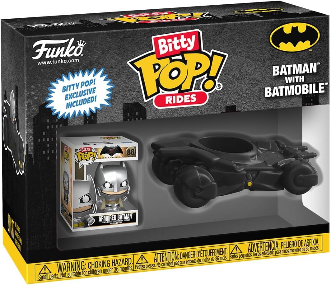 Funko Bitty Pop! Rides Batman with Batmobile - Image 2