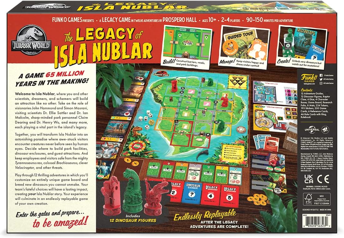 Funko Games - Jurassic Park: The Legacy Of Isla Nublar - Image 3