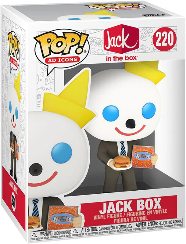 Funko POP! Ad Icons: Jack Box In the Box - Jack In the Box - 75361 - Image 2