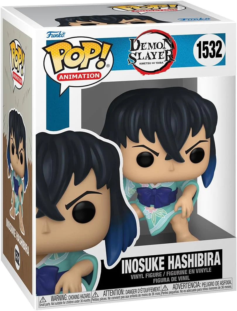 Funko POP! Animation: Demon Slayer Inosuke Hashibira Kimono Vinyl Figure - Image 2
