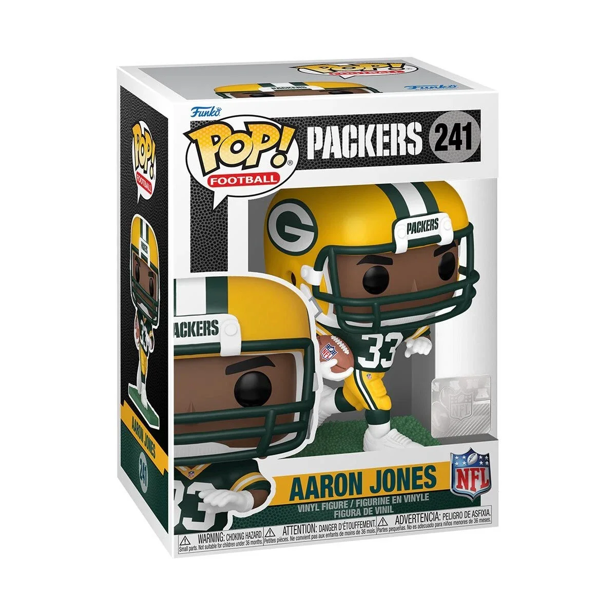 Funko POP! Football: NFL Green Bay Packers - Aaron Jones - 241 - Image 2