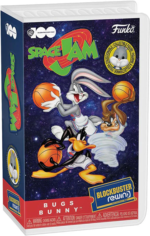 Funko Rewind: Blockbuster - Space Jam Bugs Bunny with Chase - 76161 - Image 3