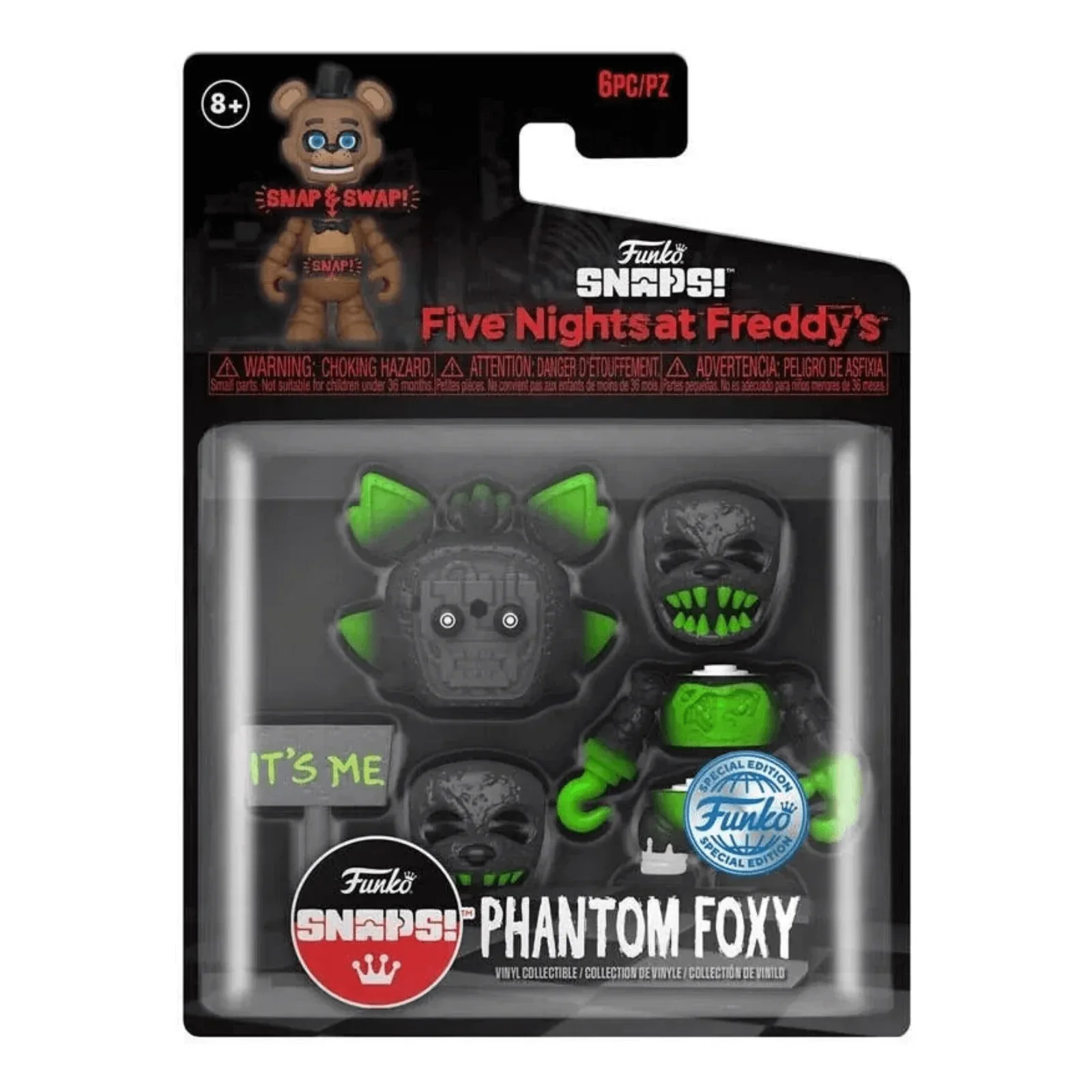 Funko SNAPS!: Five Nights At Freddy's - Phantom Foxy (Special Edition) Vinyl Figure - Image 2