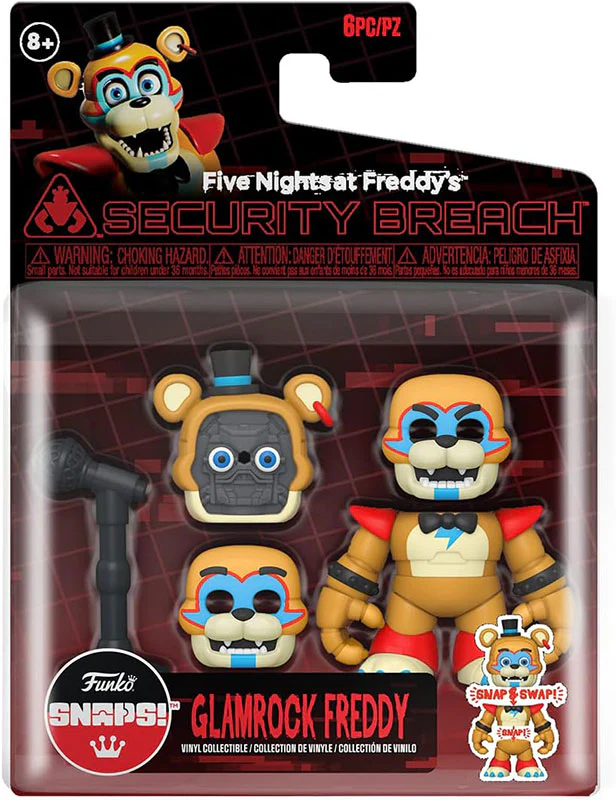 Funko SNAPS!: Five Nights At Freddy's Security Breach - Glamrock Freddy Vinyl Figure - Image 3