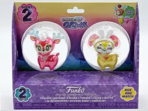 Funko Snapsies: Gems - Blush & Pinky (Spring) 2-Pack - 58305 - Image 3