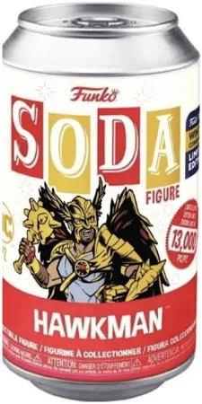 Funko Vinyl Soda: DC Comics: Black Adam - Hawkman - Image 2