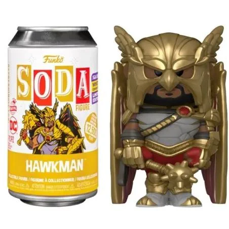 Funko Vinyl Soda: DC Comics: Black Adam - Hawkman - Image 3