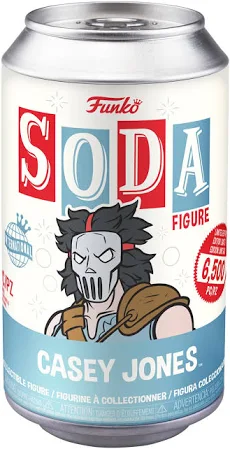 Funko Vinyl Soda: Teenage Mutant Ninja Turtles - Casey Jones - Image 2