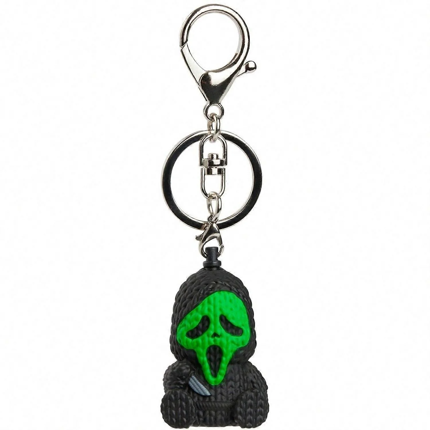 Ghostface 1.75" Micro Charm Fluorescent Green 006 Vinyl Figure from Handmade By Robots
