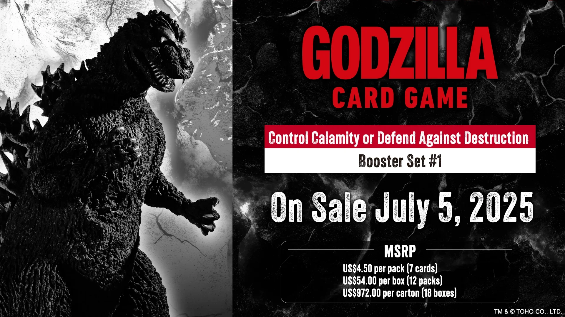 Godzilla Card Game - Booster Set 1 (12 Count) (GODZILLA CARD GAME) - Image 3
