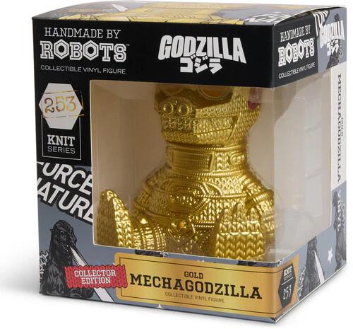 Godzilla: Mechagodzilla (Gold) 253 Collectible Vinyl Figure from Handmade By Robots - Image 2