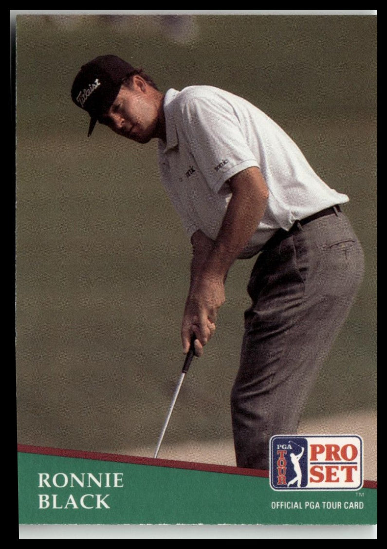 Golf Singles 1991 Pro Set PGA Tour [123 Ronnie Black
