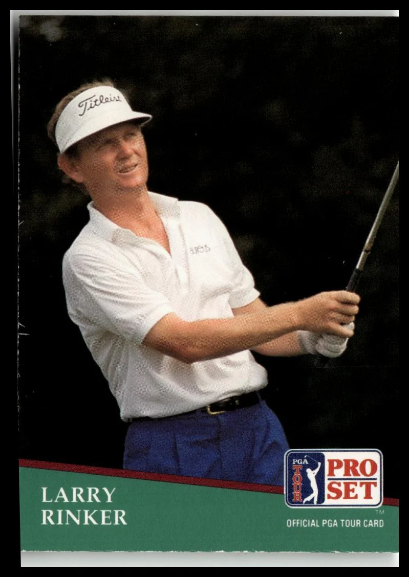 Golf Singles 1991 Pro Set PGA Tour [6 Larry Rinker - Image 3