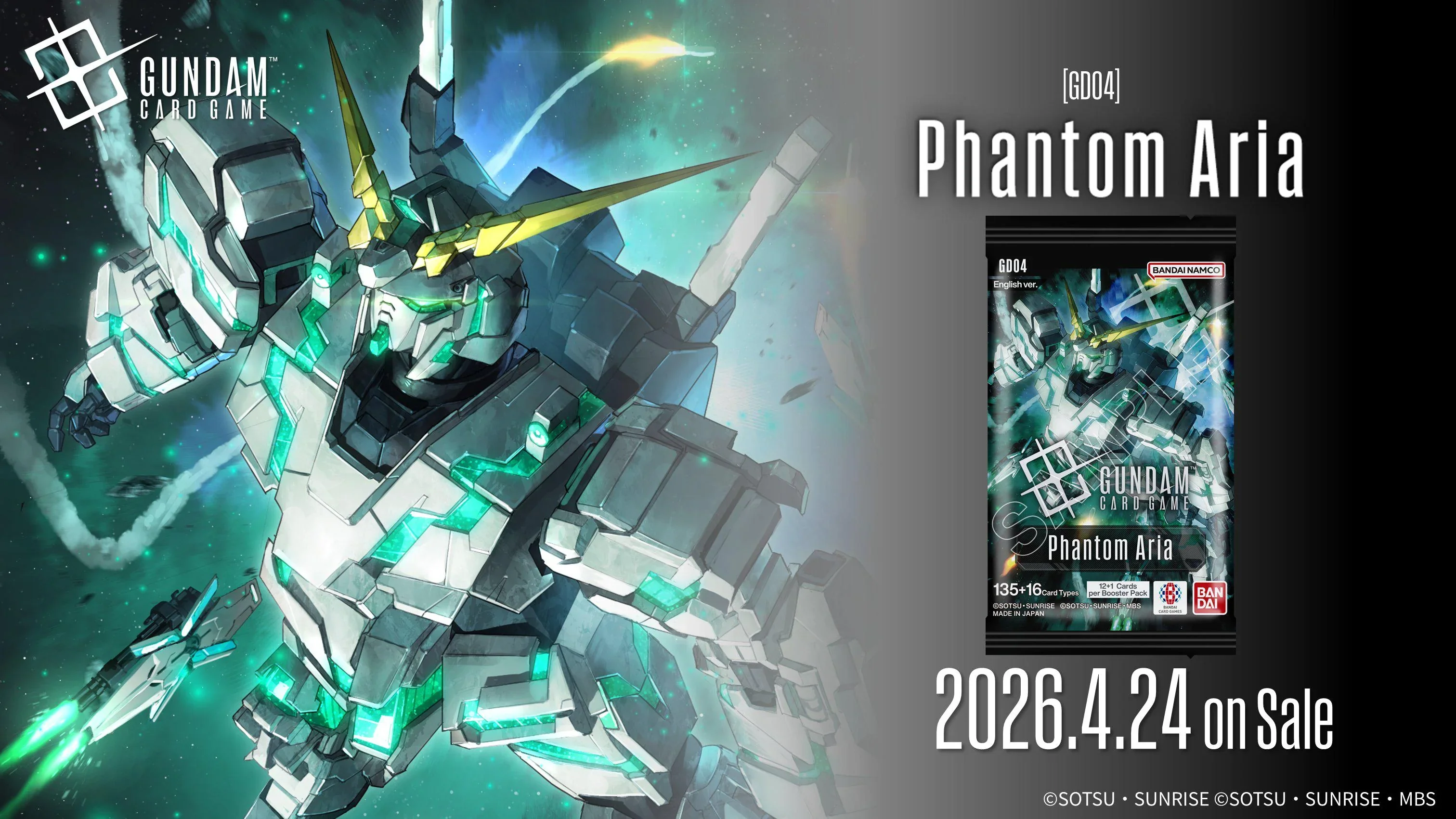 Gundam Card Game - Phantom Aria (GD04) - Booster Box (24x Packs) - Image 3