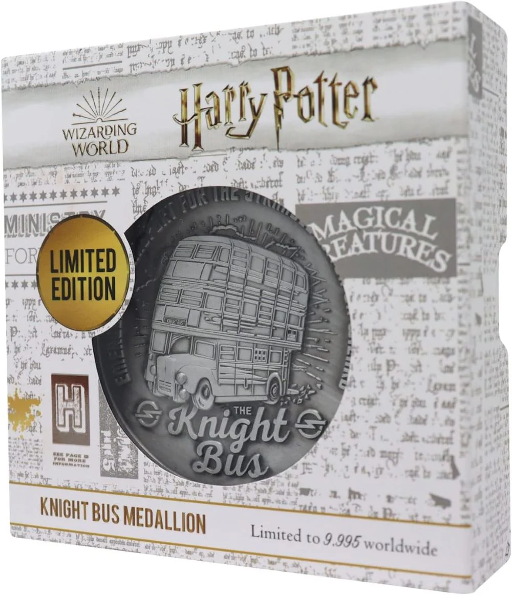 Harry Potter Limited Edition Knight Bus Medallion