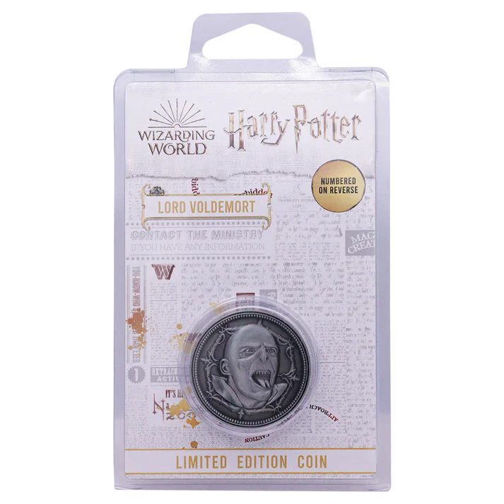 Harry Potter Limited Edition Lord Voldemort Collectible Coin - Image 2