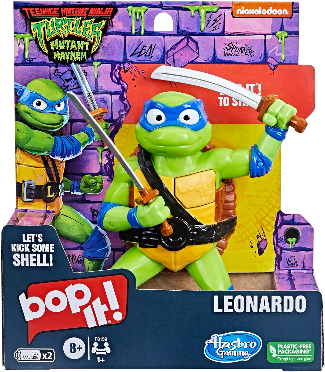 Hasbro Bop it! TMNT Mutant Mayhem Leonardo Edition - Image 2