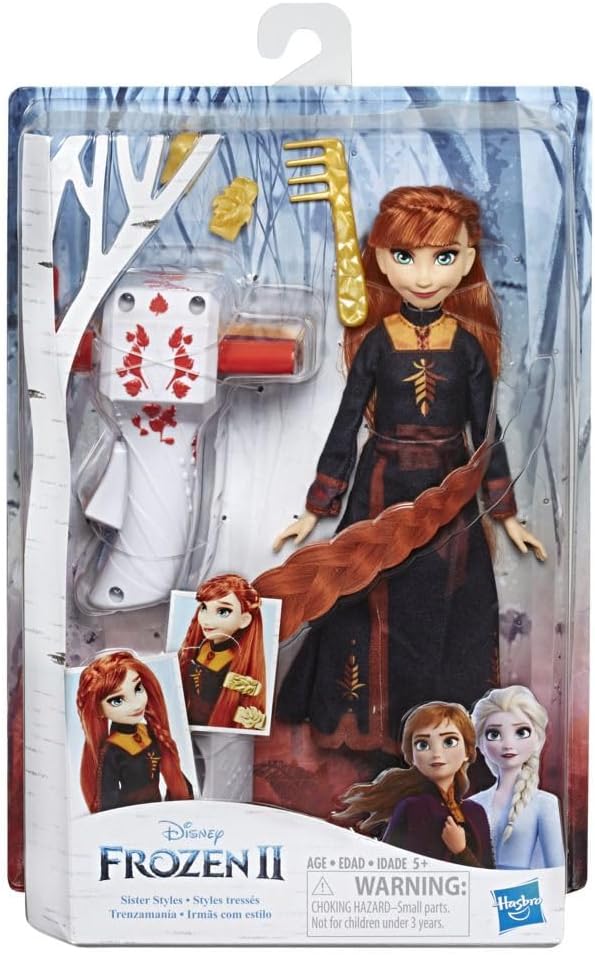 Hasbro Frozen II Sister Styles Anna Fashion Doll - Image 2